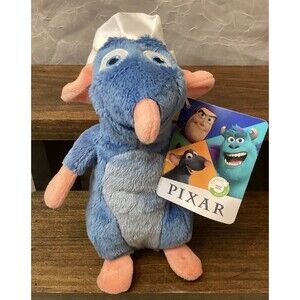Disney Chef Remy Ratatouille NWT Pixar Movie Plush Toy Blue Eyes Simba Toys